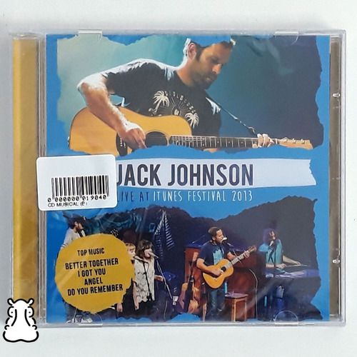Cd Jack Johnson Live At Itunes Festival 2013 Novo Lacrado