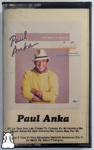 Fita K7 Paul Anka Cantando En Español 1986 Importado Lacrado