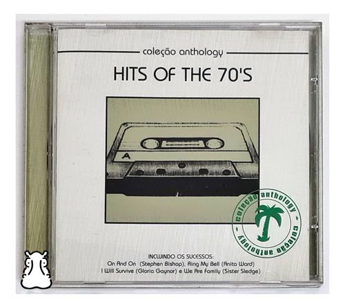 Cd Coleção Anthology Hits Of The 70's Novo