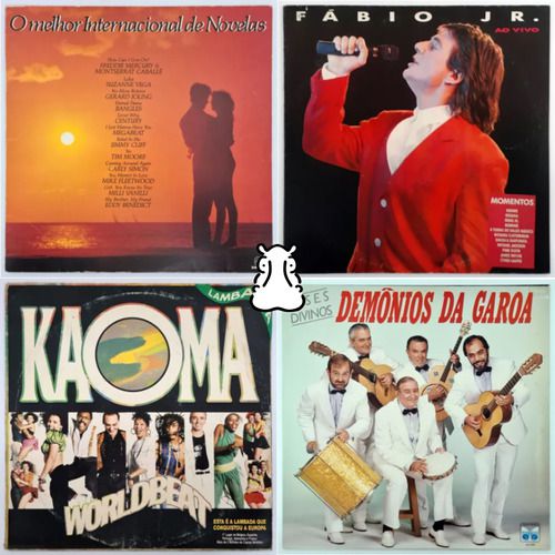 4 Lps Diversos Disco De Vinil