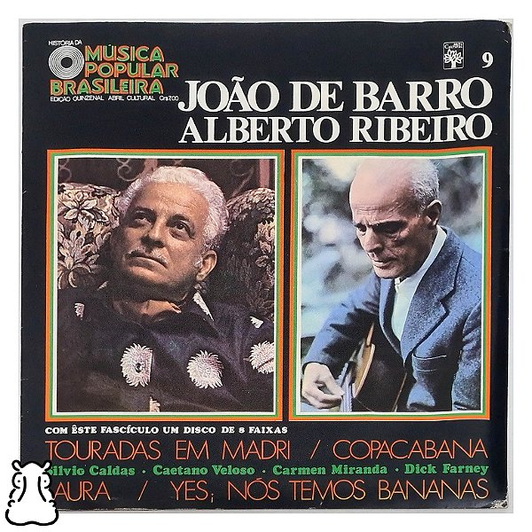 LP João de Barro Alberto Ribeiro História da MPB Vinil - Hm