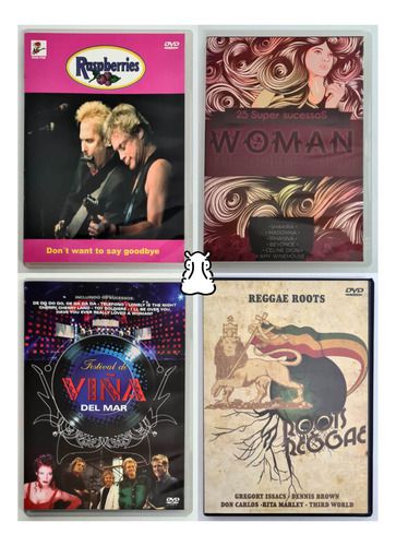 4 Dvds Raspberries - Festival Vina Del Mar Woman Collection