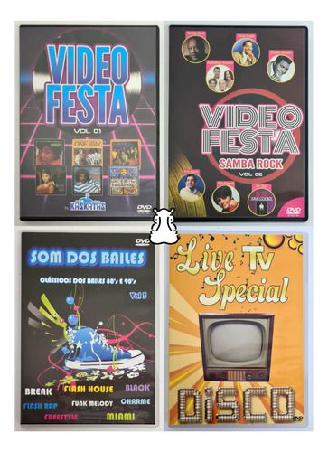 4 Dvds Campeões De Bilheteria - Video Festa Woman Collection