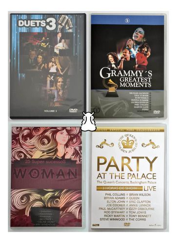 4 Dvds - Duets 3 - Grammy's Greatest Moments - Party Palace