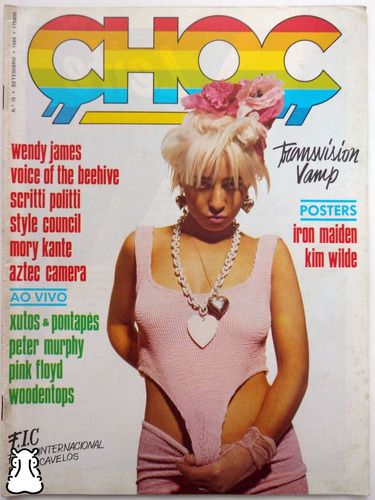 Revista Choc N° 15 Setembro 1988 Kim Wilde - Importada