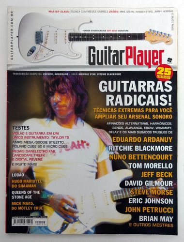 Revista Guitar Player N° 112 Ano 10 Guitarras Radicais