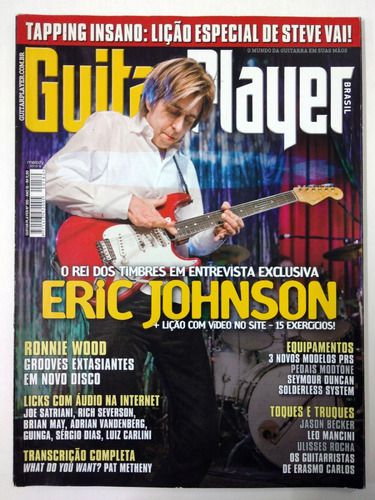 Revista Guitar Player N° 180 Ano 16 Eric Johnson Ronnie Wood