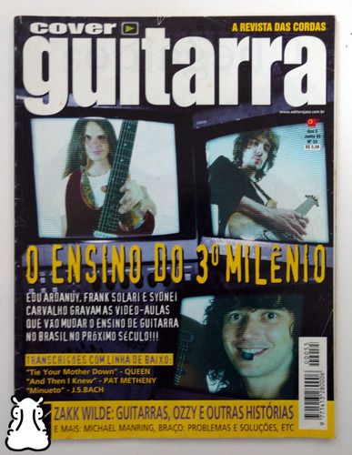 Revista Cover Guitarra N° 55 Ano 5 O Ensino Do 3° Milênio