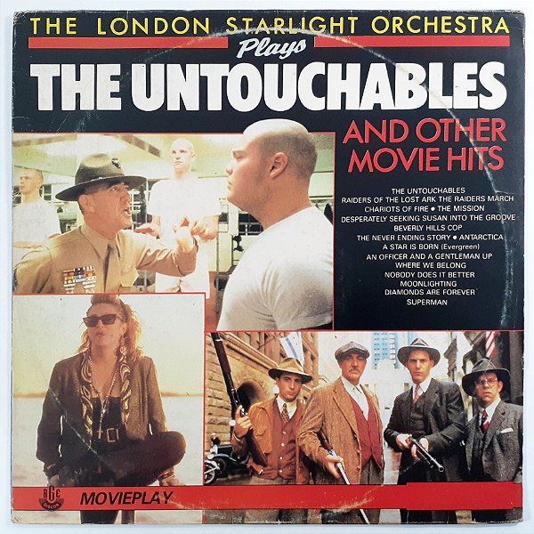 Lp Filme Untouchables And Other Movie Hits 1986 Vinil Amostr