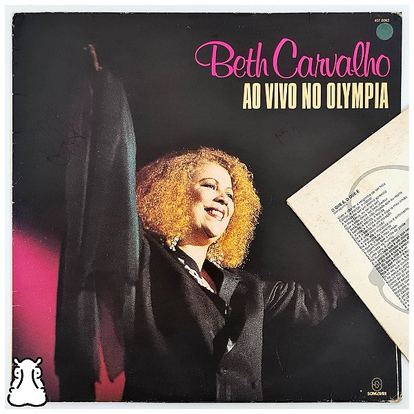 LP Beth Carvalho - Ao Vivo no Olympia - Disco de Vinil - Hm