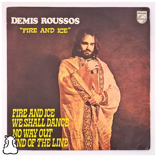 Compacto Demis Roussos Fire And Ice Disco de Vinil 1972 - Hm