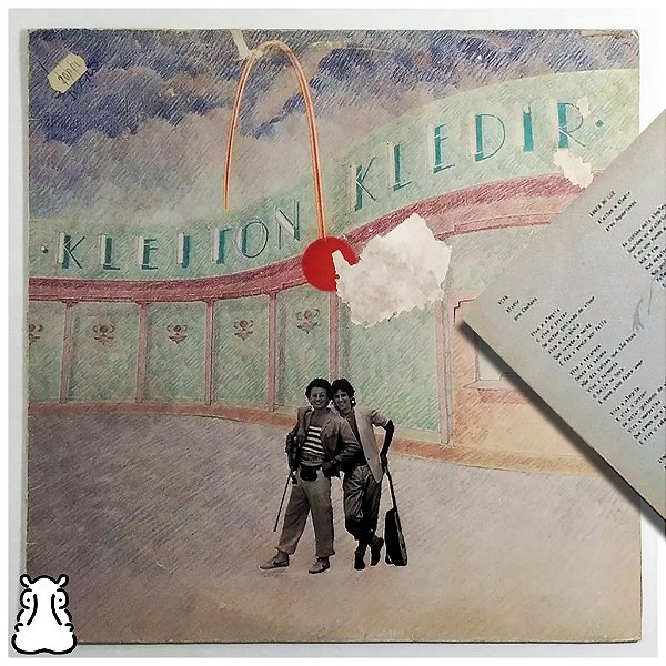 LP Kleiton & Kledir 1983 Nem Pensar Disco Vinil encarte - Hm