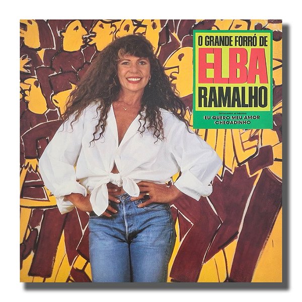 LP O Grande Forró de Elba Ramalho - Disco Vinil 1993 - Hm