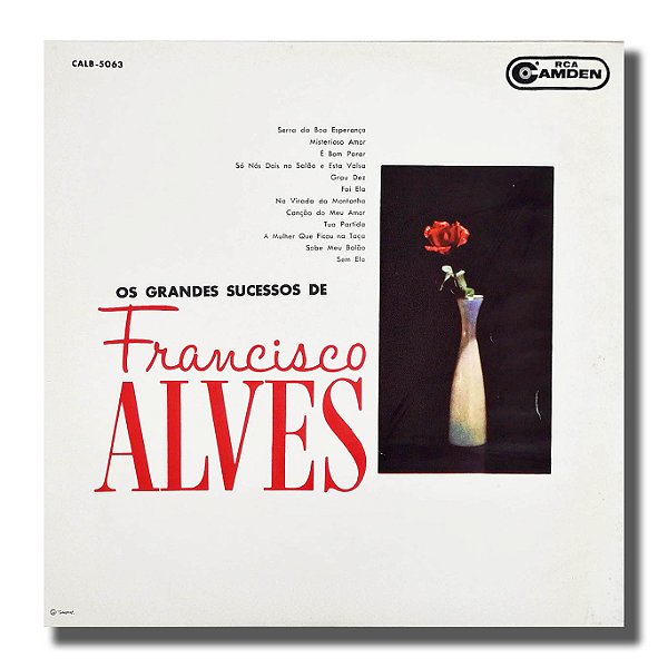 LP Os Grandes Sucessos de Francisco Alves - Vinil 1963 - Hm