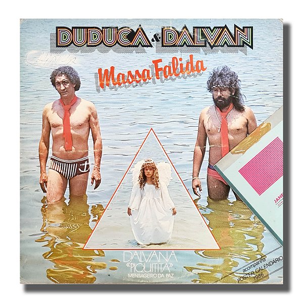 LP Duduca e Dalvan Massa Falida Vinil 1986 Com Encarte - Hm