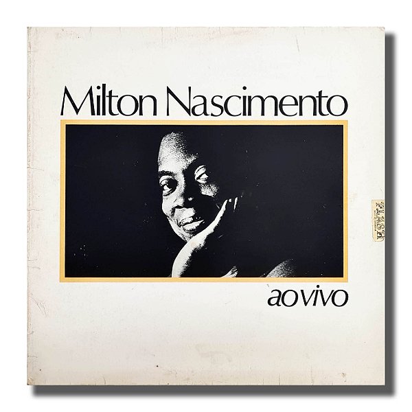 LP Milton Nascimento - Ao Vivo - Disco de Vinil 1983 - Hm