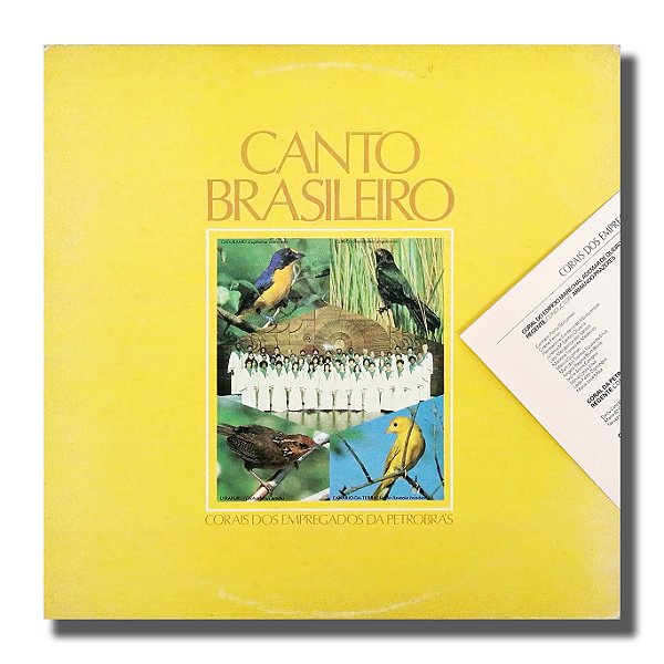 LP Corais da Petrobrás Canto Brasileiro Vinil Encarte - Hm
