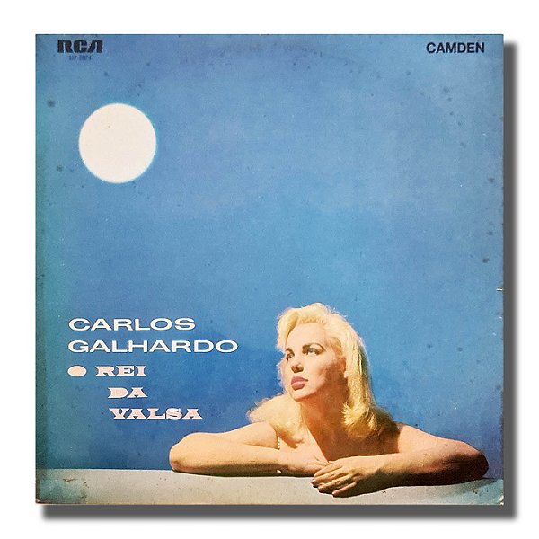 LP Carlos Galhardo O Rei da Valsa Disco de Vinil 1970 - Hm