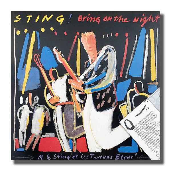 LP Sting Bring On The Night - Vinil Duplo 1986 Encarte - Hm
