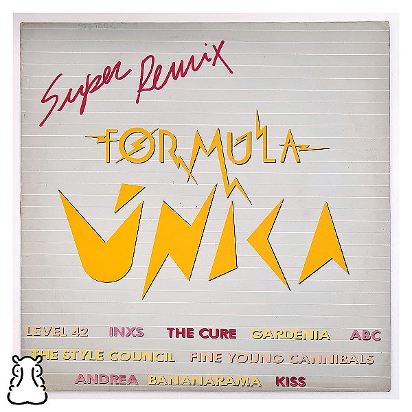 LP Super Remix - Formula Única - Disco de Vinil 1986 - Hm