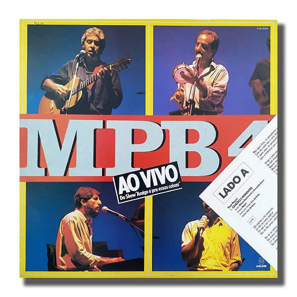 LP MPB4 Amigo É Pra Essas Coisas Ao Vivo Vinil Amostra - Hm