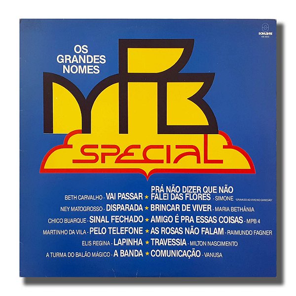 LP MPB Especial - Os Grandes Nomes - Vinil Amostra - Hm