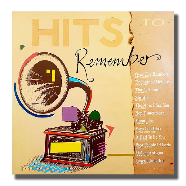 LP Hits To Remember - Disco de Vinil 1989 Hip2mil - Hm