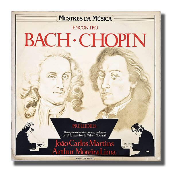 LP Bach - Chopin - Mestres da Música Vinil Duplo 1982 - Hm