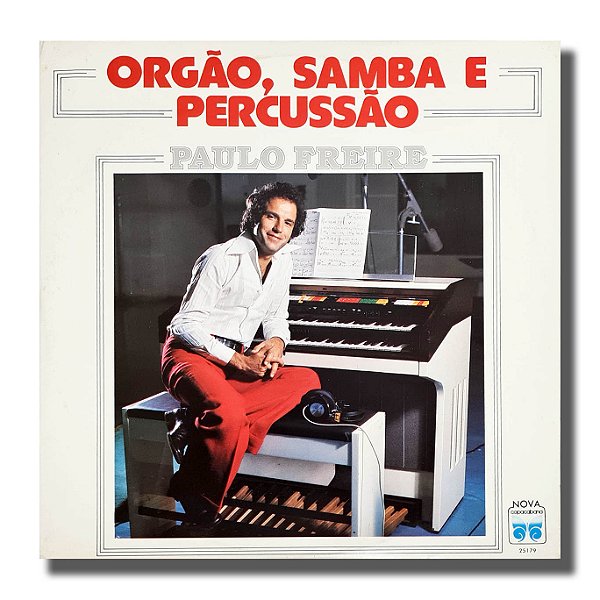 LP Paulo Freire Órgão, Samba e Percussão Vinil 1986 - Hm
