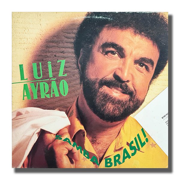 LP Luiz Ayrão Samba Brasil Disco de Vinil 1993 Encarte - Hm
