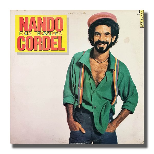 LP Nando Cordel Folia Brasileira Disco de Vinil 1987 - Hm