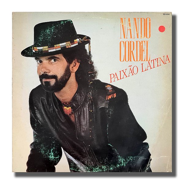 LP Nando Cordel - Paixão Latina Disco de Vinil 1992 - Hm