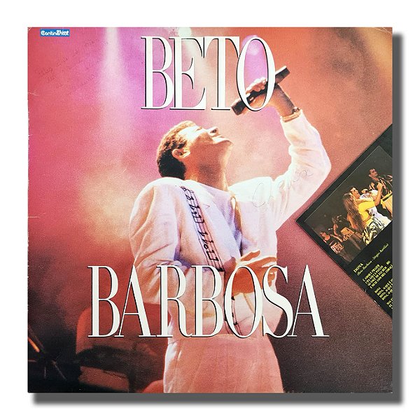 LP Beto Barbosa - Dona Disco de Vinil 1991 Encarte - Hm