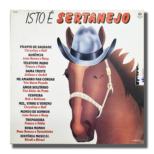 LP Isto é Sertanejo - Disco de Vinil 1987 Coletânea - Hm