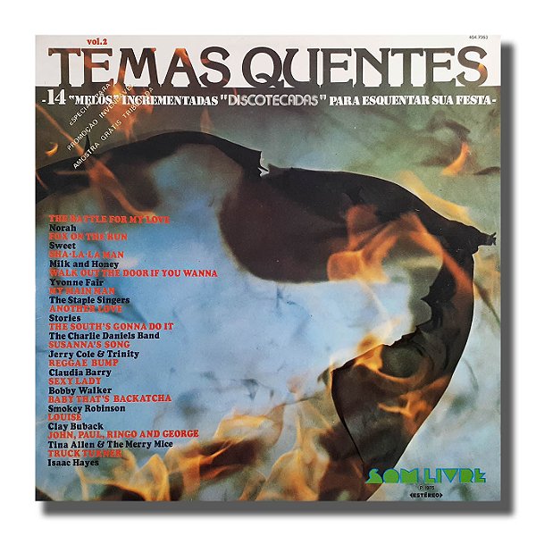 LP Temas Quentes Vol. 2 Disco de Vinil Norah Sweet 1975 - Hm