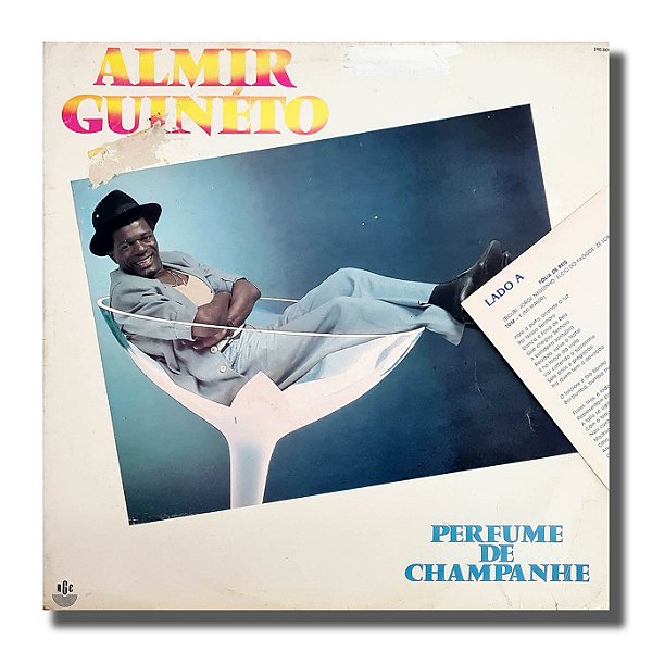 LP Almir Guinéto - Perfume de Champanhe - Vinil 1987 - Hm