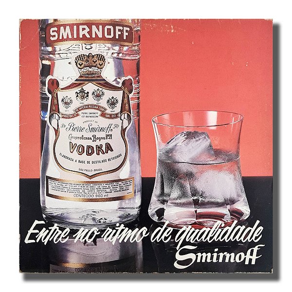 LP Smirnoff + Folder Disco de Vinil 1979 Com Encartes - Hm