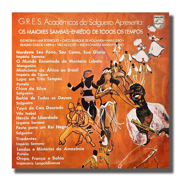 LP Acadêmicos do Salgueiro Maiores Sambas-enredo Vinil - Hm