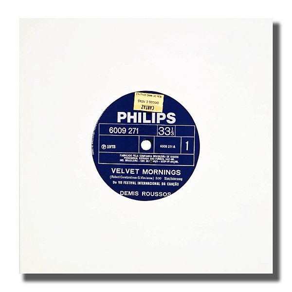 EP Compacto Demis Roussos - Velvet Mornings Vinil 1972 - Hm