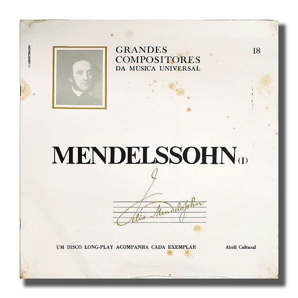 LP Mendelssohn Música Universal 18 Vinil Lacrado Época - Hm