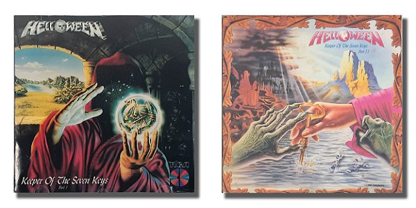 2 CDs Helloween Keeper Of The Seven Keys 1 e 2 Importad - Hm