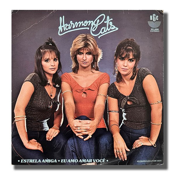 EP Compacto Harmony Cats - Estrela Amiga Vinil 1983 - Hm
