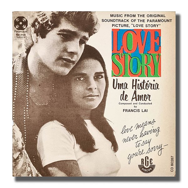EP Compacto Trilha Sonora Love Story Disco Vinil 1971 - Hm