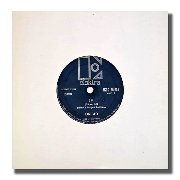 EP Compacto Bread If / Take Confort Disco de Vinil 1971 - Hm