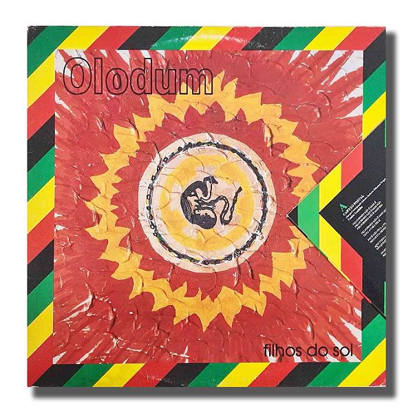 LP Olodum Filhos Do Sol Disco de Vinil 1994 Com Encarte - Hm