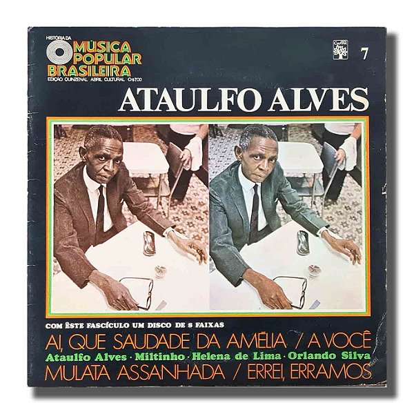 LP Ataulfo Alves História da MPB N° 7 Disco Vinil 1970 - Hm