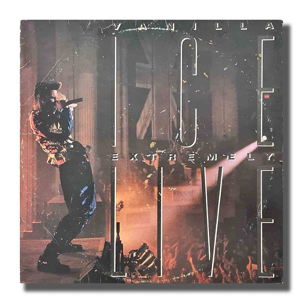 LP Vanilla Ice - Extremely Live Disco de Vinil 1991 - Hm