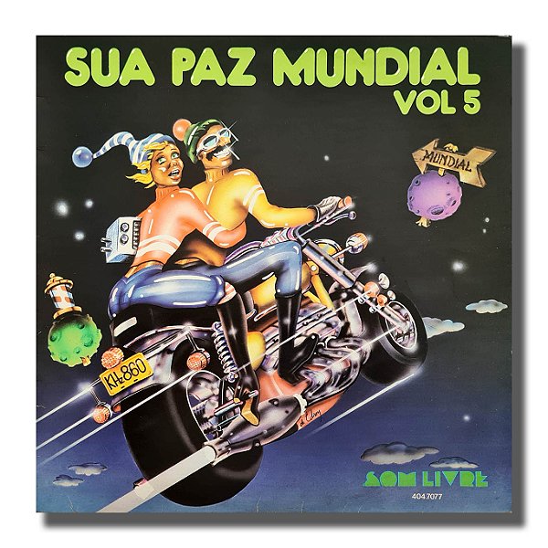 LP Sua Paz Mundial Vol. 5 Disco Vinil 1976 Paul Denver - Hm