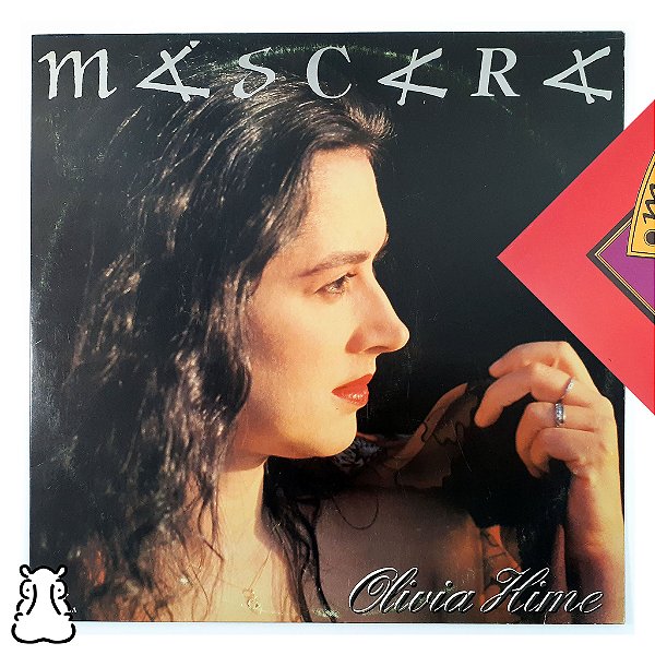 LP Olivia Hime - Máscara - Amostra - Vinil 1983 Encarte - Hm