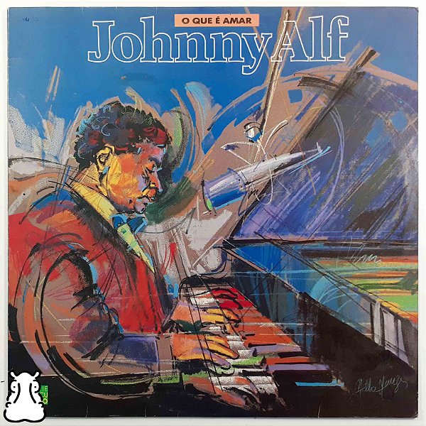 LP Johnny Alf - O que é Amar Disco de Vinil 1989 Leia - Hm